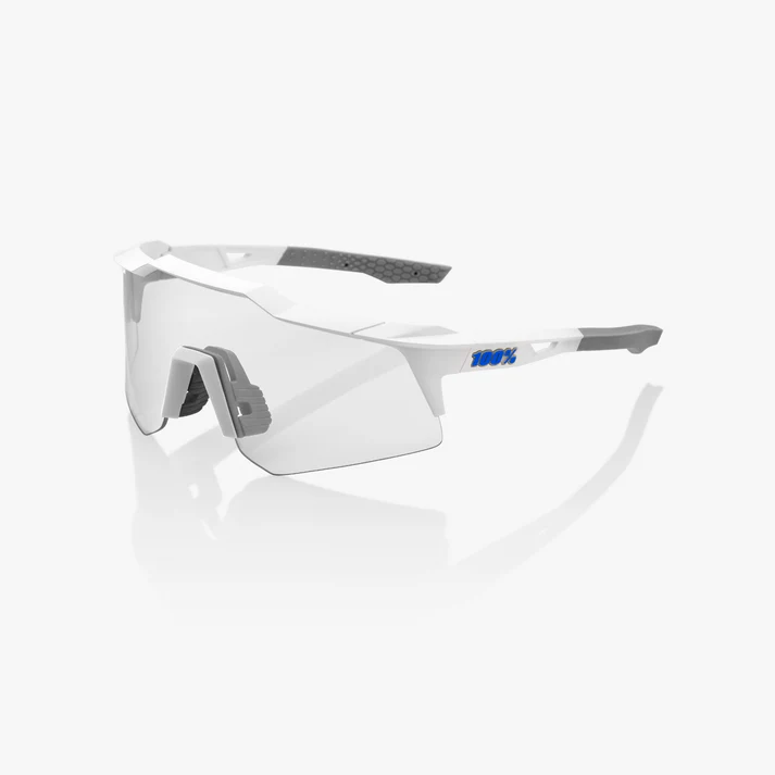 SPEEDCRAFT XS - Matte White / Blue Multilayer Mirror Lens