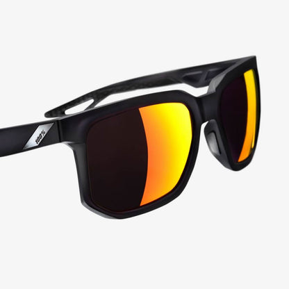 CENTRIC - Soft Tact Crystal Black / HiPER Red Multilayer Mirror Lens