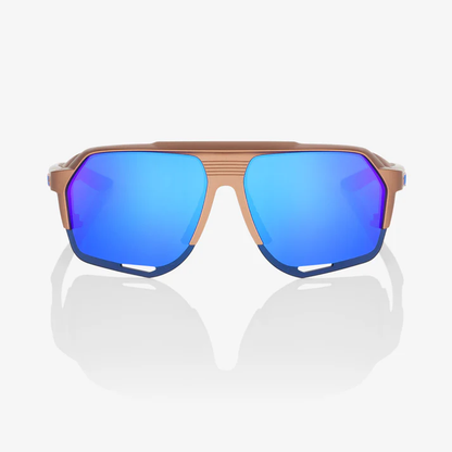 NORVIK - Matte Copper Chromium - Blue Multilayer Mirror Lens