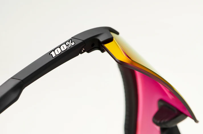 AEROCRAFT - Soft Tact Black / HiPER Red Multilayer Mirror Lens