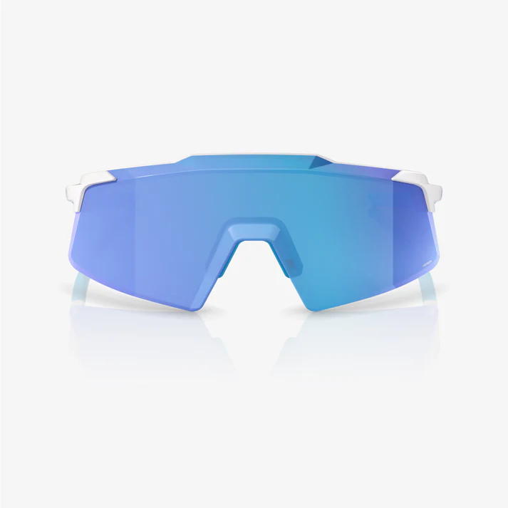 AEROCRAFT - Matte White / HiPER Blue Multilayer Lens