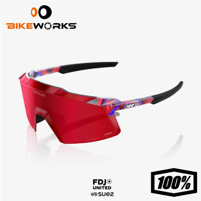 AEROCRAFT FDJ Gloss Translucent Red/Blue - HiPER Fire Red Mirror Lens