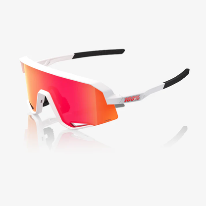 SLENDALE - Matte White / HiPER Red Multilayer Mirror Lens