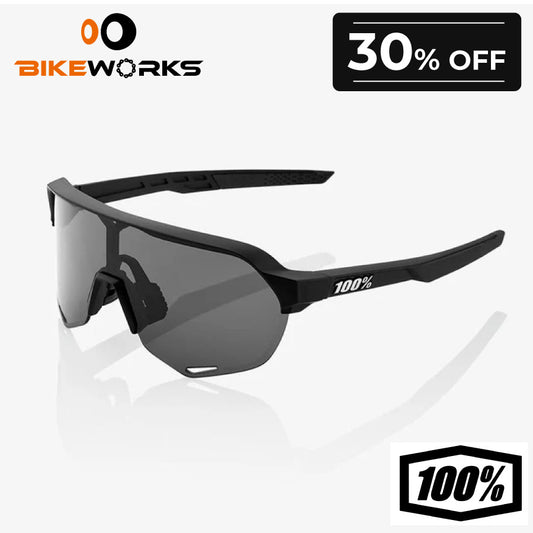 S2 - Soft Tact Black & Smoke  Lens