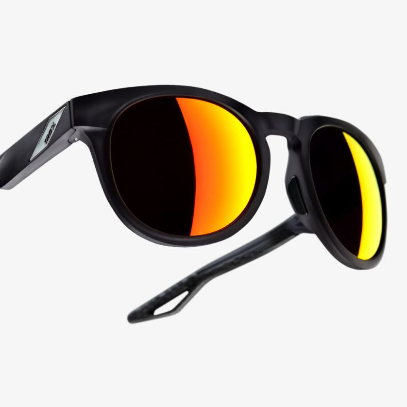 CAMPO - Matte Crystal Black / HiPER Red Multilayer Mirror Lens