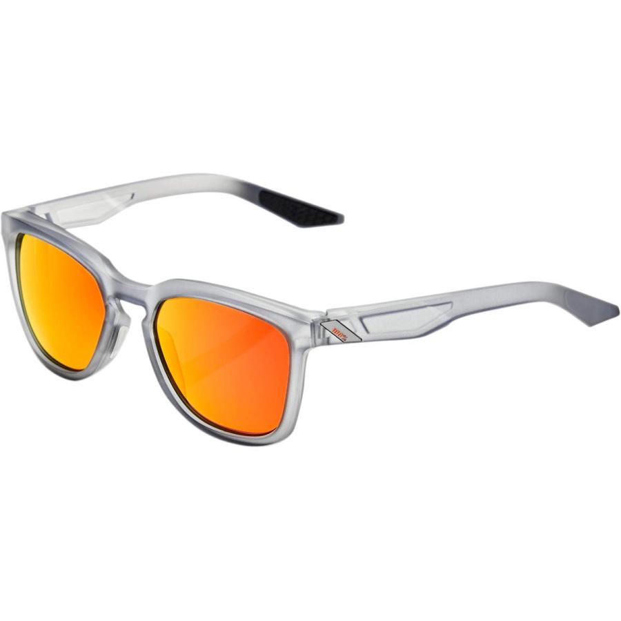 HUDSON - Soft Tact Translucent Crystal Grey / HiPER Red Multilayer Mirror Lens