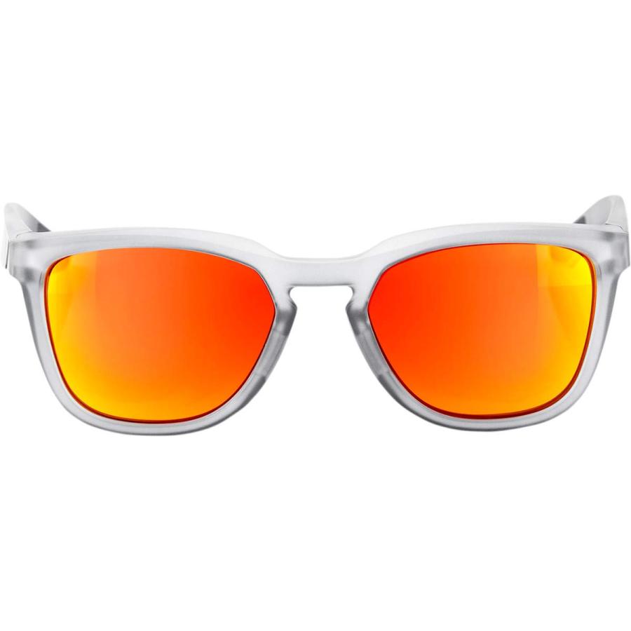 HUDSON - Soft Tact Translucent Crystal Grey / HiPER Red Multilayer Mirror Lens