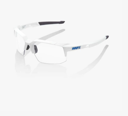 SPEEDCOUPE  - Matte White & HiPER Blue Multilayer Mirror Lens