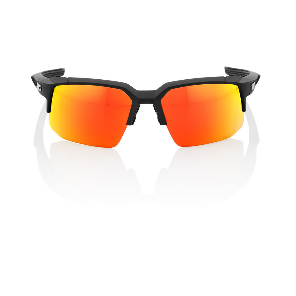 SPEEDCOUPE - Soft Tact Black / HIPER Red Multilayer Mirror Lens