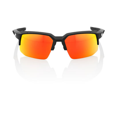 SPEEDCOUPE - Soft Tact Black / HIPER Red Multilayer Mirror Lens