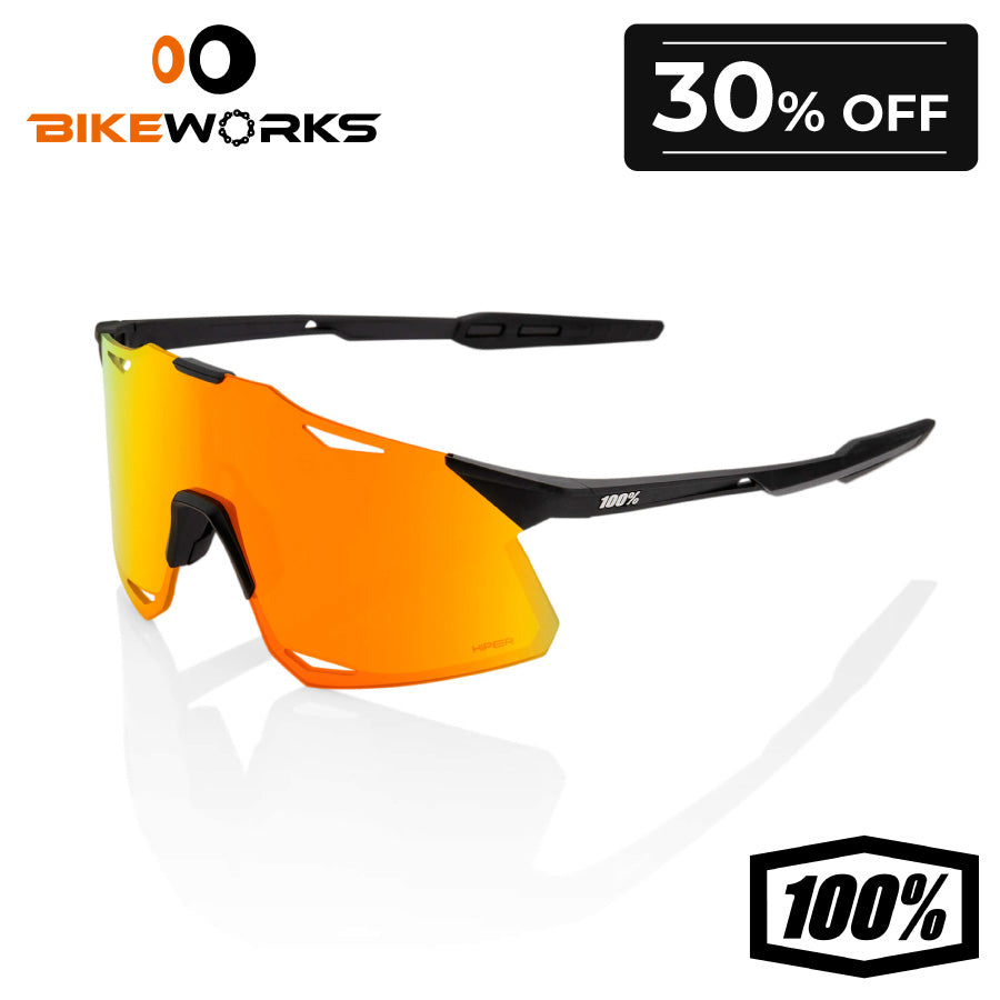 HYPERCRAFT - Matte Black / HiPER Red Multilayer Mirror Lens