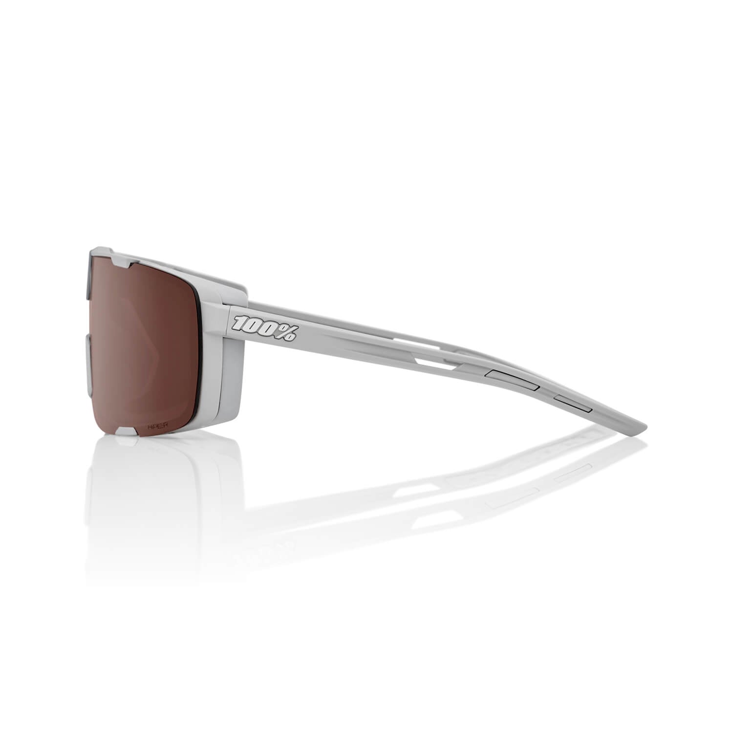 EASTCRAFT - Soft Tact Cool Grey / HiPER Crimson Silver Mirror Lens