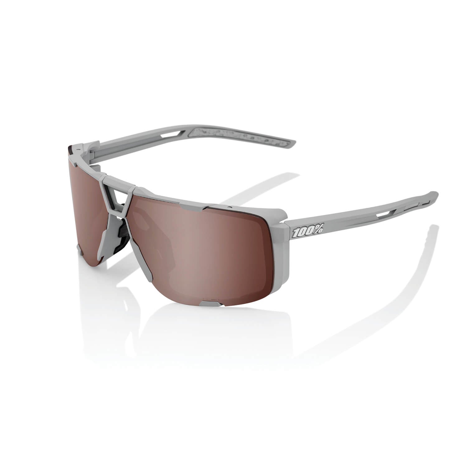 EASTCRAFT - Soft Tact Cool Grey / HiPER Crimson Silver Mirror Lens
