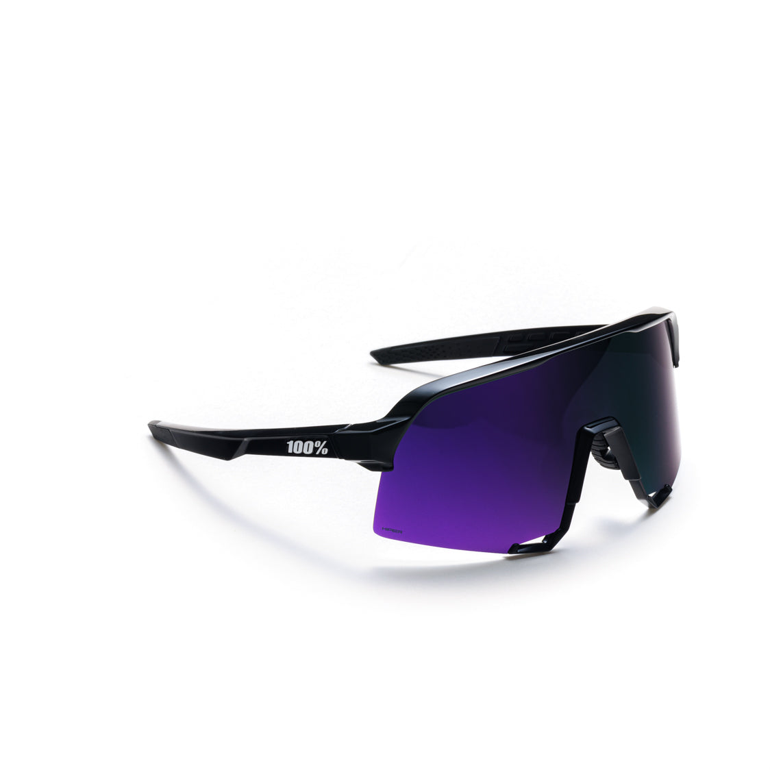 S3 - Polished Black HiPER Lavender Mirror Polarized Lens ｜100