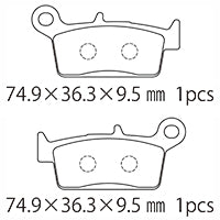 A61-001HN (R) ブレーキパッド (代表純正品番：06435-GAA-006)
