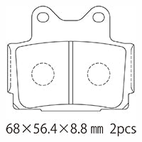 A61-004YN (R) ブレーキパッド (代表純正品番：1KT-W0046-50)