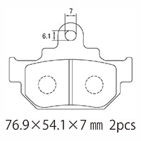 A61-005SN (F) ブレーキパッド (純正品番：59100-26820)