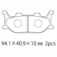 A61-005YN (F) ブレーキパッド (代表純正品番：1B7-25805-00)