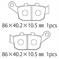 A61-006HN (R) ブレーキパッド (代表純正品番：06435-KT7-405)