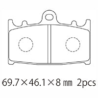 A61-006SN (F) ブレーキパッド (代表純正品番：43082-0016)