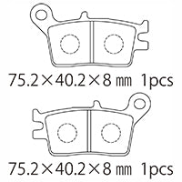 A61-014HN (R) ブレーキパッド (代表純正品番：06435-KZ9-000)