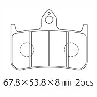 A61-015HN (F) ブレーキパッド (純正品番：06455-MCZ-016)