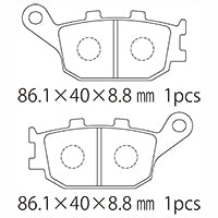 A61-017HN (R) ブレーキパッド (代表純正品番：43105-MV9-008A)