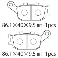 A61-019YN (R) ブレーキパッド (代表純正品番：5SL-W0046-00)