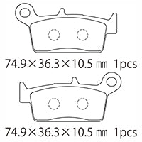 A61-020HN (R) ブレーキパッド (代表純正品番：39100-36830)