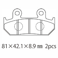 A61-022HN (F) ブレーキパッド (純正品番：45105-KT7-751)