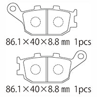 A61-022KN (R) ブレーキパッド (純正品番：43082-0166 / 43082-0185)