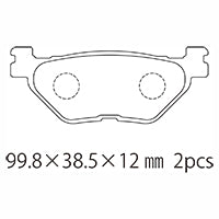 A61-022YN (R) ブレーキパッド (代表純正品番：59C-25806-00)
