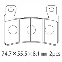 A61-024HN (F) ブレーキパッド (純正品番：06455-MBW-016)