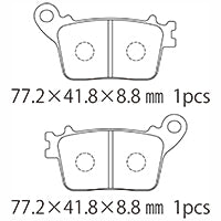 A61-031HN (R) ブレーキパッド (代表純正品番：06435-MFG-201)