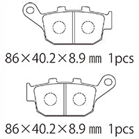 A61-032HN (R) ブレーキパッド (代表純正品番：06435-KYJ-901)