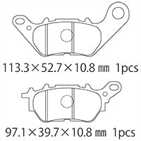 A61-034YN (R) ブレーキパッド (代表純正品番：1WD-25806-00)
