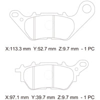 A61-035YN (R) ブレーキパッド (代表純正品番：B74-F5806-00)