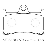 A61-036YN (F) ブレーキパッド (代表純正品番：4B5-25805-00)