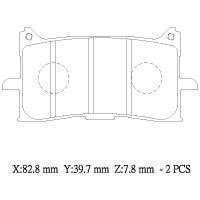 A61-046HN (F) ブレーキパッド (代表純正品番：06455-K94-T01)