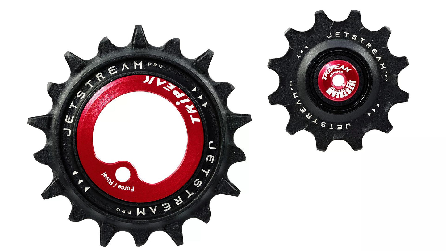 Jetstream Pro 2  Pulley Wheel Kits (12-18T) SHIMANO ROAD ビッグプーリー レッド