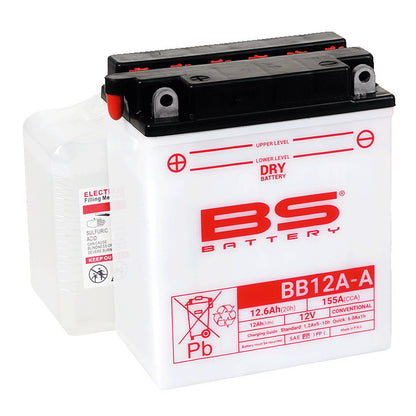 BSバッテリー BB12A-A (12N12A-4A互換)開放式/液別