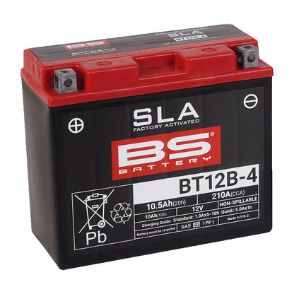 BS バッテリー BT12B-4 (YT12B-BS/GT12B-4/FT12B-4互換)液入