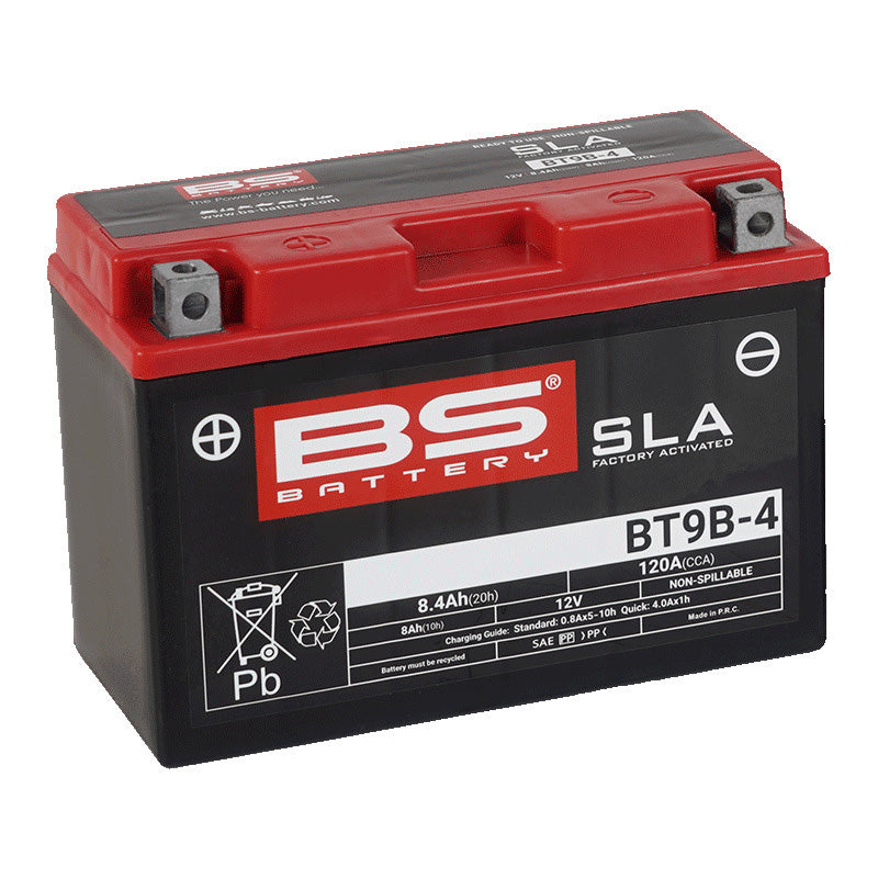 BSバッテリー BT9B-4 液入(YT9B-BS / GT9B-4 / FT9B-4 互換)