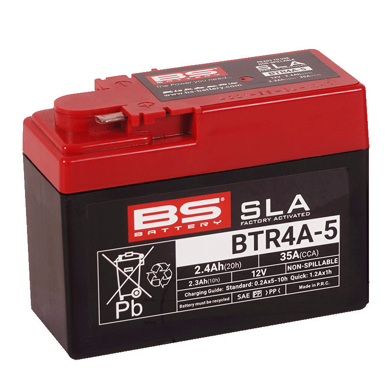 BSバッテリー BTR4A-5(YTR4A-BS/FTR4A-BS互換) 液入