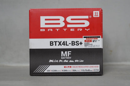 BSバッテリー BTX4L-BS+(YT4L-BS・YTX4L-BS・FTH4L-BS互換) 液別