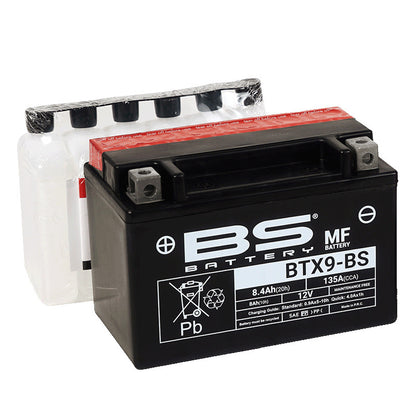 BSバッテリー BTX9-BS 液別(YTX9-BS/FTX9-BS/GTX9-BS互換) | BS BATTERY / ビーエスバッテリー