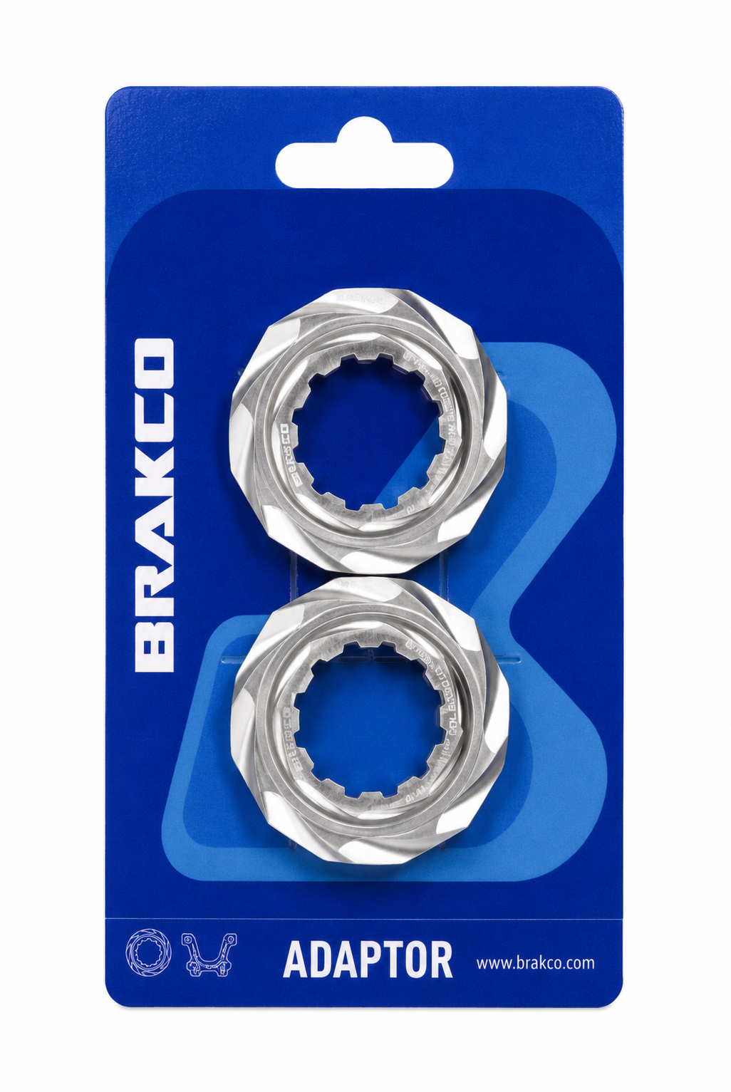 【新発売】BRAKCO ディスクローターロックリング タイフーン