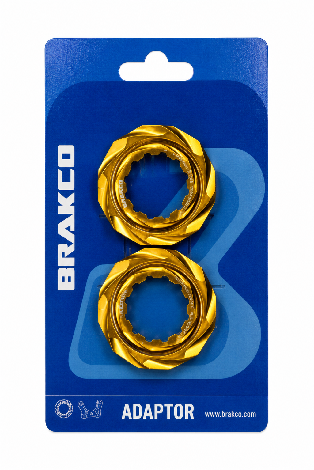 【新発売】BRAKCO ディスクローターロックリング タイフーン