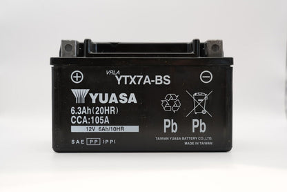 台湾ﾕｱｻﾊﾞｯﾃﾘｰ YTX7A-BS（GTX7A-BS / FTX7A-BS互換）密閉型MFバッテリー