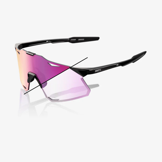 HYPERCRAFT - Gloss Black / Purple Mirror Photochromic Lens
